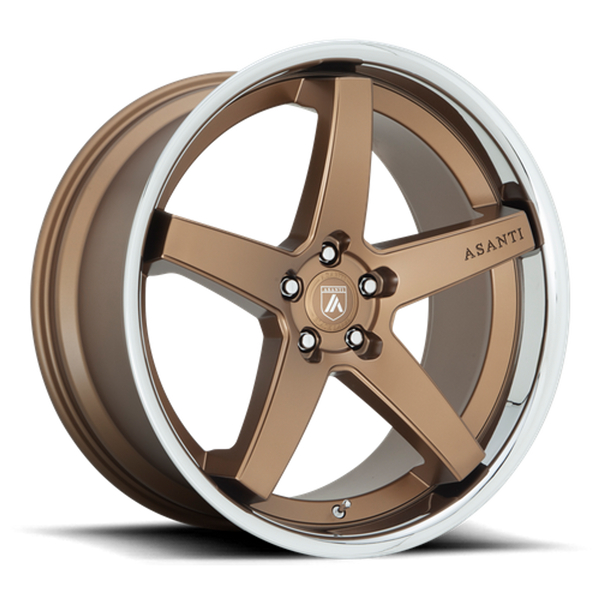ASANTI ABL MATTE BRONZE CHROME LIP – Stylish Wheels Pty Ltd