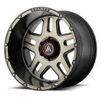 ASANTI AB809 20x12 MATTE BLACK MACHINED with TINTED CLEAR 5x127