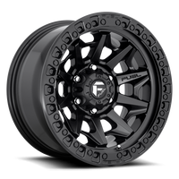 FUEL COVERT D694 17x9 MATTE BLACK