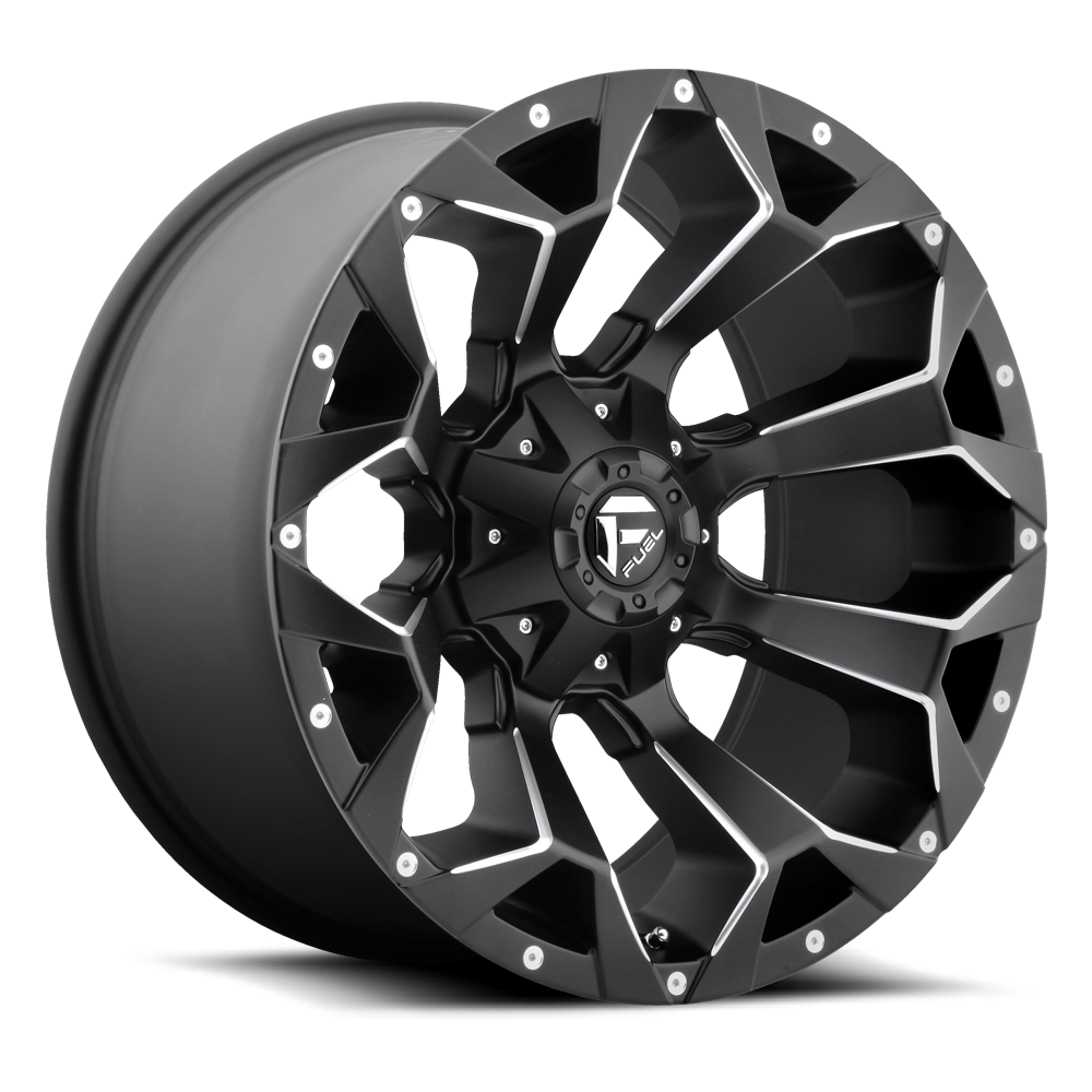 FUEL ASSAULT D546 20x10 BLACK & MILLED