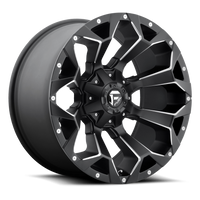 FUEL ASSAULT D546 20x10 BLACK & MILLED