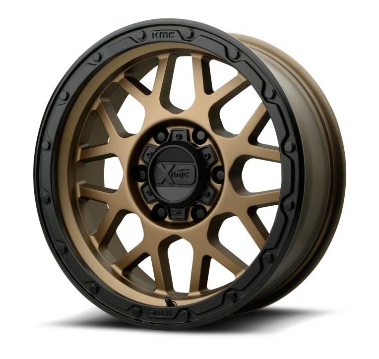 KMC XD GRENADE II 20x9 Matte Bronze Black Lip